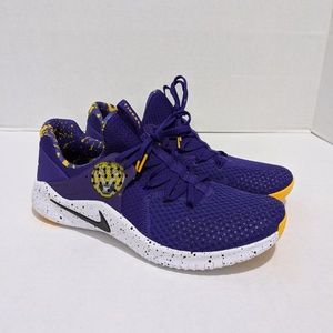 NEW MENS NIKE FREE TR 8 LSU TIGERS AR0413 500 SZ 1